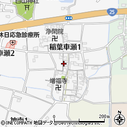 〒636-0141 奈良県生駒郡斑鳩町稲葉車瀬の地図