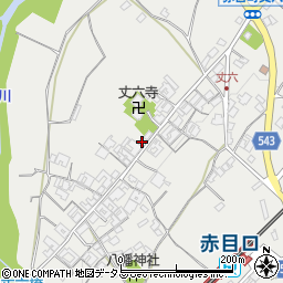 三重県名張市赤目町丈六532周辺の地図