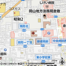 ケアハウスつるがた倉敷中央訪問看護ステーション周辺の地図