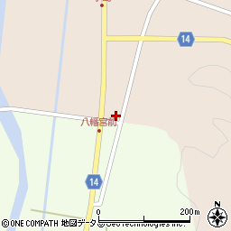 山口県萩市下小川966周辺の地図