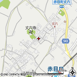 三重県名張市赤目町丈六376周辺の地図