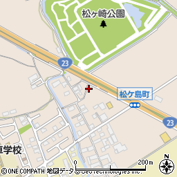 三重県松阪市松ヶ島町381周辺の地図