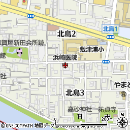 浜崎医院周辺の地図