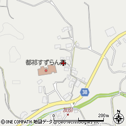 奈良県奈良市都祁友田町1481周辺の地図