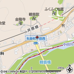 小田西周辺の地図
