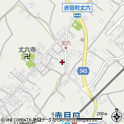 三重県名張市赤目町丈六395周辺の地図
