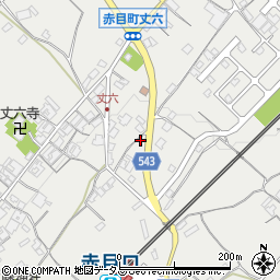 三重県名張市赤目町丈六425周辺の地図