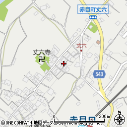 三重県名張市赤目町丈六393周辺の地図