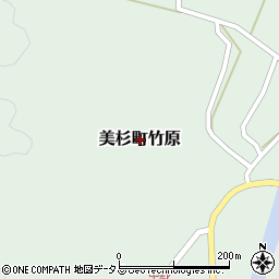 三重県津市美杉町竹原周辺の地図