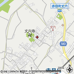 三重県名張市赤目町丈六495周辺の地図