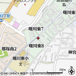 大阪府八尾市曙川東8丁目94周辺の地図
