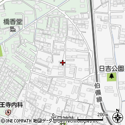 岡山県倉敷市日吉町周辺の地図