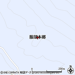 広島県福山市駅家町服部本郷周辺の地図