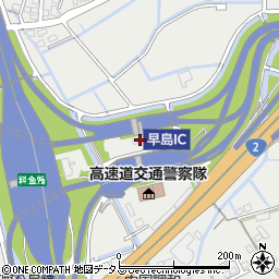 西日本高速道路株式会社中国支社早島料金所周辺の地図