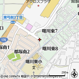 大阪府八尾市曙川東7丁目50周辺の地図