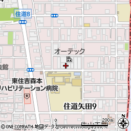 針中野内職あっせん所周辺の地図