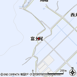 愛知県田原市和地町富士尾周辺の地図