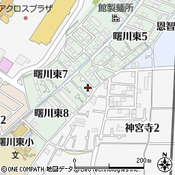 大阪府八尾市曙川東8丁目47周辺の地図