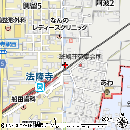 奈良県生駒郡斑鳩町阿波2丁目14-30周辺の地図