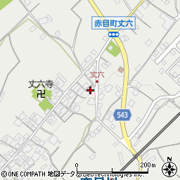 三重県名張市赤目町丈六398周辺の地図