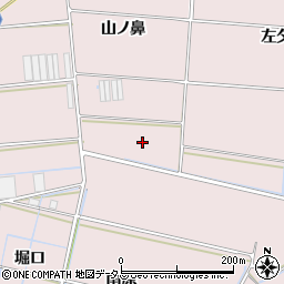 愛知県田原市堀切町（西原）周辺の地図
