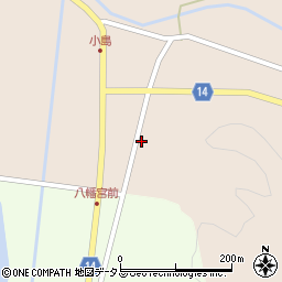 山口県萩市下小川1026周辺の地図