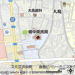 岡山県備中保健所周辺の地図