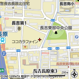 大阪府大阪市平野区長吉長原東周辺の地図