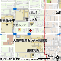 苅田変電所周辺の地図