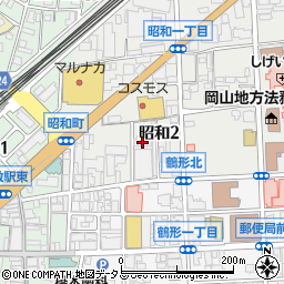 アルファステイツ倉敷駅前周辺の地図