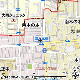 日本経済新聞　取扱店・木の本毎日新聞販売所周辺の地図