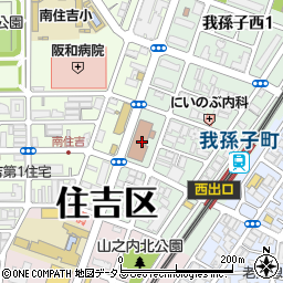 ゆうちょ銀行住吉店周辺の地図