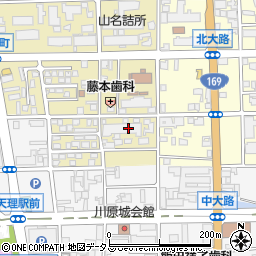 天理教桜井大教会信者詰所周辺の地図