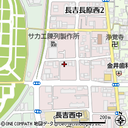有限会社ナニワ建装工業東大阪営業所周辺の地図