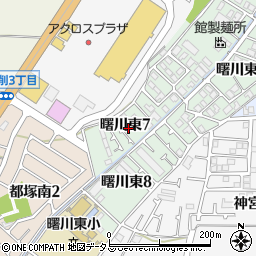 大阪府八尾市曙川東7丁目41周辺の地図