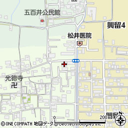 法隆寺アカデミー周辺の地図