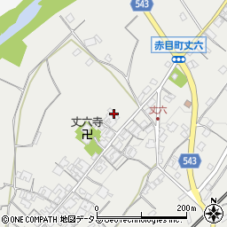 三重県名張市赤目町丈六492周辺の地図