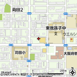 苅田北福祉会館周辺の地図