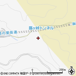 藤ケ峠トンネル周辺の地図