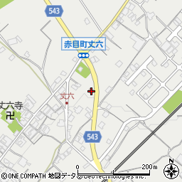 三重県名張市赤目町丈六451周辺の地図