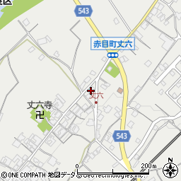 三重県名張市赤目町丈六403周辺の地図