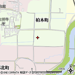 奈良県大和郡山市柏木町周辺の地図