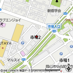 株式会社花工場岡山周辺の地図
