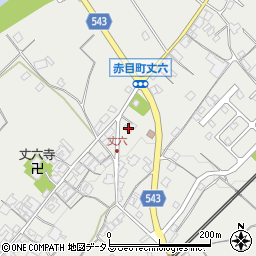 三重県名張市赤目町丈六406周辺の地図