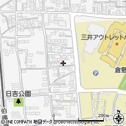 岡山県倉敷市日吉町478-37周辺の地図