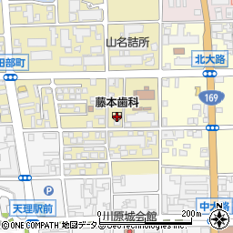 藤本歯科医院周辺の地図