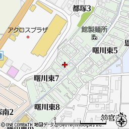 大阪府八尾市曙川東7丁目9周辺の地図