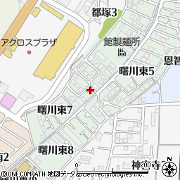 大阪府八尾市曙川東7丁目1周辺の地図