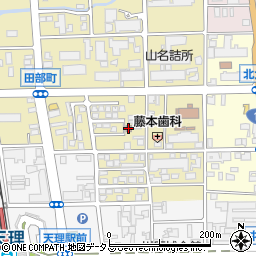 田部南公民館周辺の地図