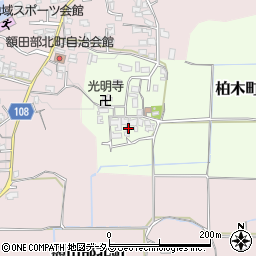 奈良県大和郡山市柏木町96-3周辺の地図